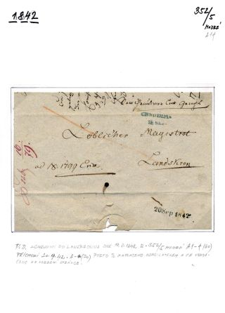 CHRUDIM (postal history) – sheet 38