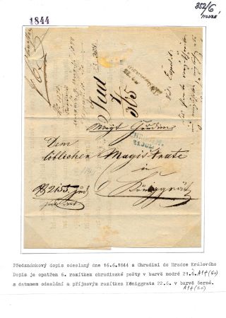 CHRUDIM (postal history) – sheet 44