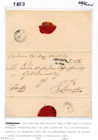 CHRUDIM (postal history) – sheet 51