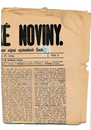 CHRUDIM (postal history) – sheet 62