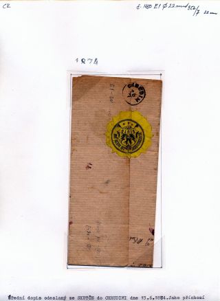 CHRUDIM (postal history) – sheet 70