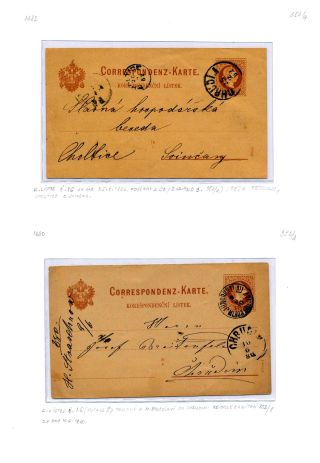 CHRUDIM (postal history) – sheet 75