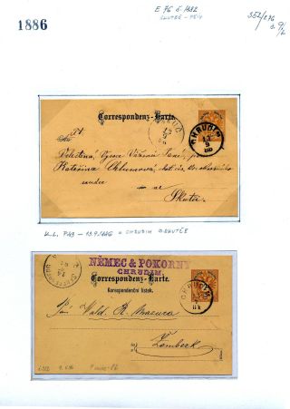 CHRUDIM (postal history) – sheet 76