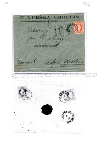 CHRUDIM (postal history) – sheet 79