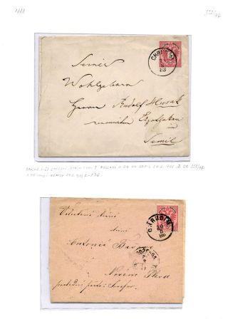 CHRUDIM (postal history) – sheet 80