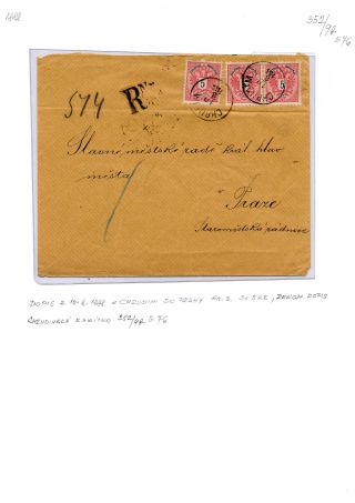 CHRUDIM (postal history) – sheet 81