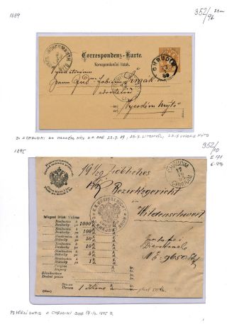 CHRUDIM (postal history) – sheet 82