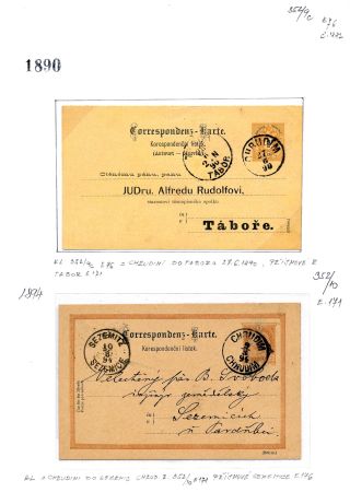 CHRUDIM (postal history) – sheet 84