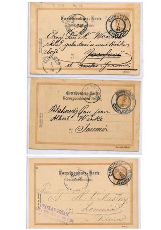 CHRUDIM (postal history) – sheet 86