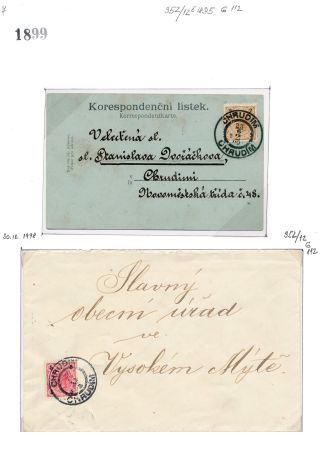CHRUDIM (postal history) – sheet 88