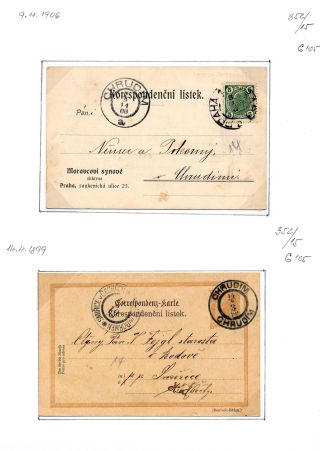 CHRUDIM (postal history) – sheet 91