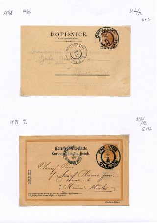 CHRUDIM (postal history) – sheet 94