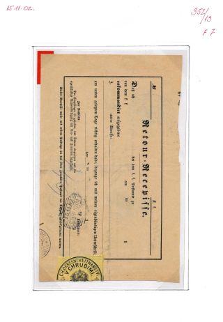 CHRUDIM (postal history) – sheet 96