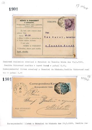 CHRUDIM (Postgeschichte) – Blatt 108