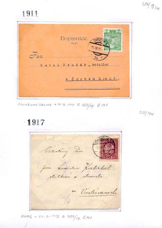 CHRUDIM (Postgeschichte) – Blatt 127