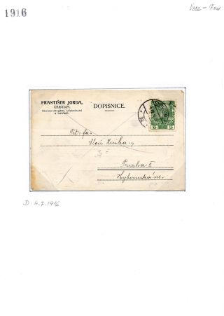 CHRUDIM (postal history) – sheet 130