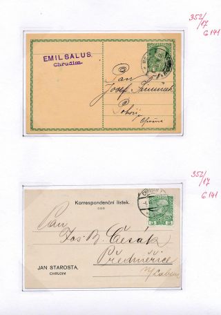 CHRUDIM (postal history) – sheet 131