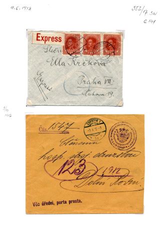 CHRUDIM (postal history) – sheet 136