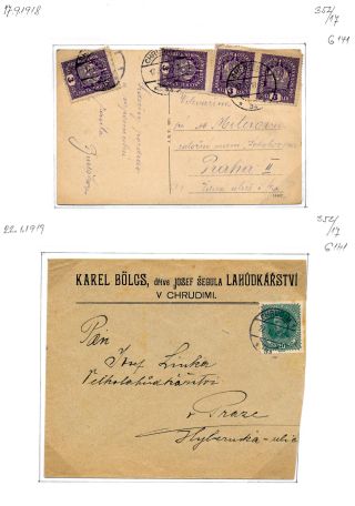 CHRUDIM (postal history) – sheet 137