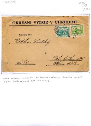 CHRUDIM (Postgeschichte) – Blatt 151