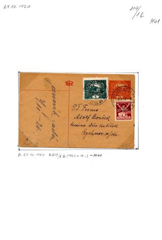 CHRUDIM (Postgeschichte) – Blatt 155