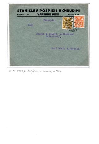 CHRUDIM (postal history) – sheet 166