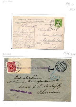 CHRUDIM (postal history) – sheet 169