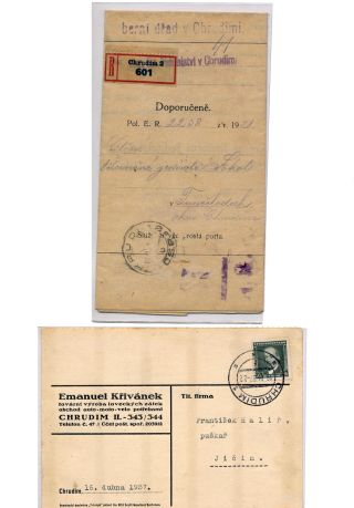 CHRUDIM (postal history) – sheet 173