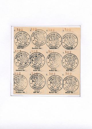 CHRUDIM (postal history) – sheet 175