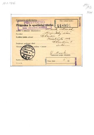 CHRUDIM (postal history) – sheet 177