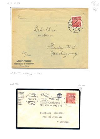 CHRUDIM (postal history) – sheet 183