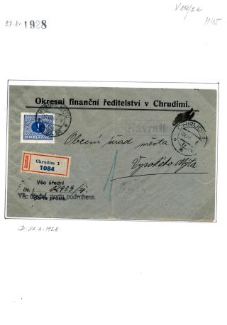 CHRUDIM (postal history) – sheet 185