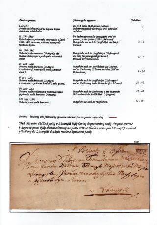 HEREDITARY POST OF THE CITY LITOMYSL 1754-1892 – sheet 2