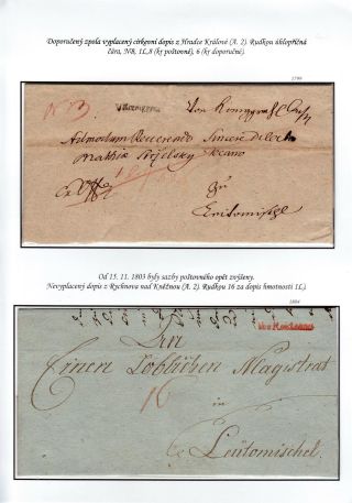 HEREDITARY POST OF THE CITY LITOMYSL 1754-1892 – sheet 4