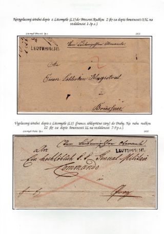 HEREDITARY POST OF THE CITY LITOMYSL 1754-1892 – sheet 11