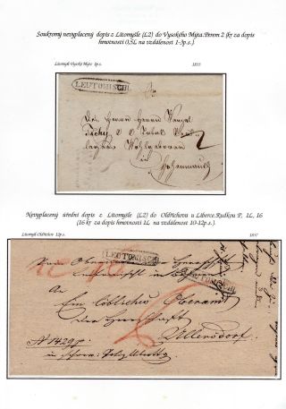 HEREDITARY POST OF THE CITY LITOMYSL 1754-1892 – sheet 13