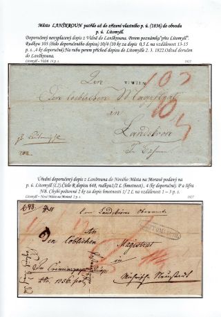 HEREDITARY POST OF THE CITY LITOMYSL 1754-1892 – sheet 15
