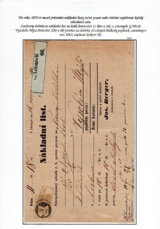 HEREDITARY POST OF THE CITY LITOMYSL 1754-1892 – sheet 69