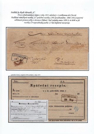 HEREDITARY POST OF THE CITY LITOMYSL 1754-1892 – sheet 72