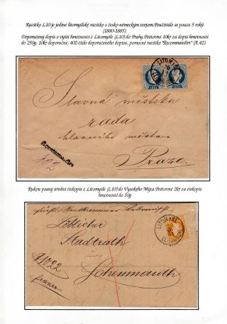 HEREDITARY POST OF THE CITY LITOMYSL 1754-1892 – sheet 73