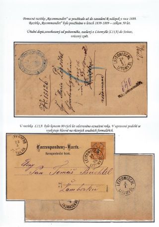 HEREDITARY POST OF THE CITY LITOMYSL 1754-1892 – sheet 77