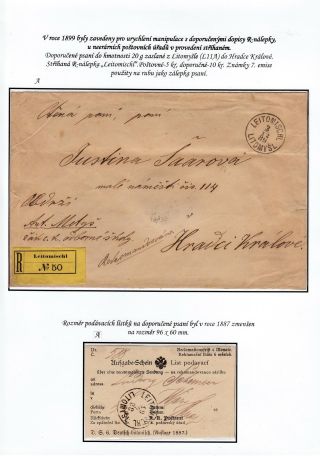 HEREDITARY POST OF THE CITY LITOMYSL 1754-1892 – sheet 78
