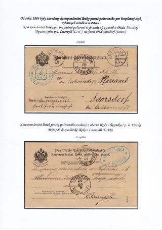 HEREDITARY POST OF THE CITY LITOMYSL 1754-1892 – sheet 79