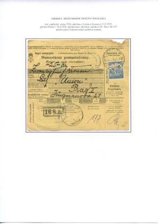 POSTALY USED PARCEL CARDS AND MONEY ORDER FORMS – sheet 18