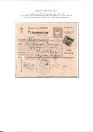 POSTALY USED PARCEL CARDS AND MONEY ORDER FORMS – sheet 23