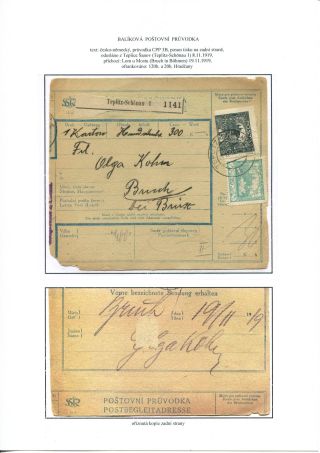 GEBRAUCHTE WERTZEICHEN DER POST-BEGLEITADRESSEN – Blatt 53