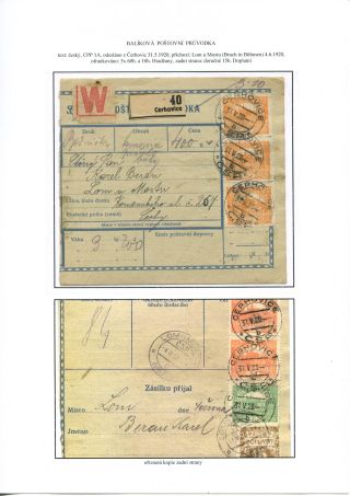 GEBRAUCHTE WERTZEICHEN DER POST-BEGLEITADRESSEN – Blatt 59