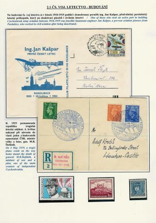 CZECHOSLOVAK AVIATION 1918-1939 AND CZECHOSLOVAK AIRMEN FIGHTING AGAINST FASCISM – sheet 9