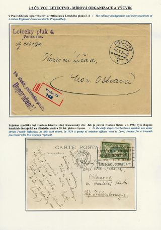 CZECHOSLOVAK AVIATION 1918-1939 AND CZECHOSLOVAK AIRMEN FIGHTING AGAINST FASCISM – sheet 13