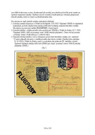 AUSTRIAN INFLATION 1918-1925 – sheet 110